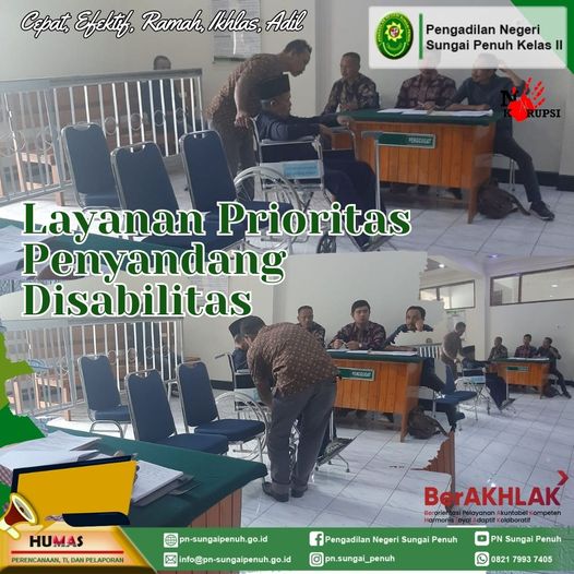 Layanan Prioritas Penyandang Disabilitas